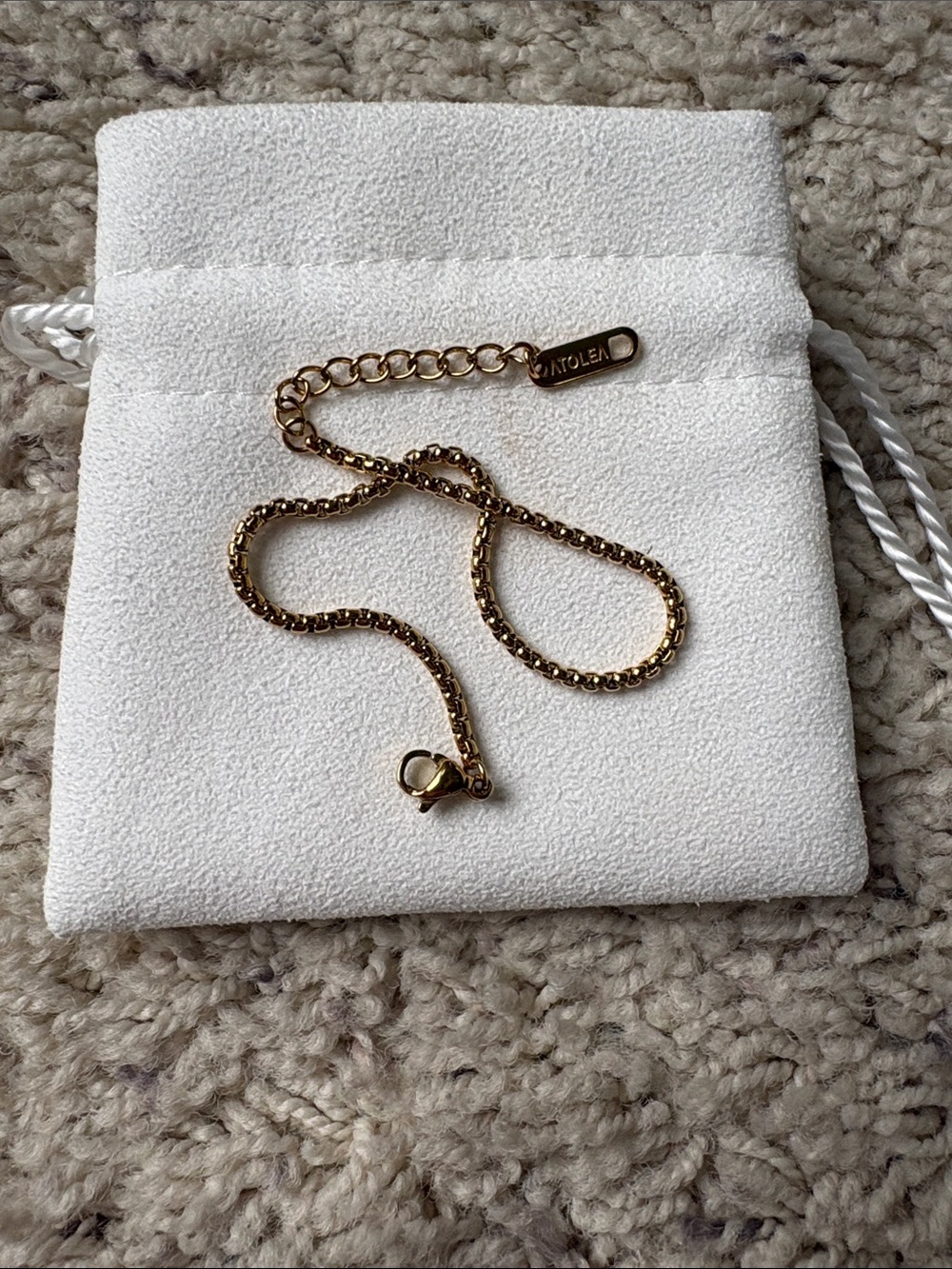 Delicate Gold Link Bracelet - Classic Gold